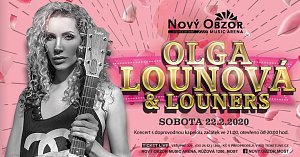 V Nový Obzor Music Areně v Mostě bude koncertovat Olga Lounová.