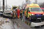 Smrtí řidiče skončila dopravní nehoda u Kopist