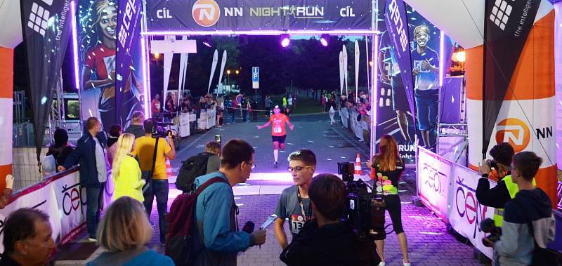 Běžecká show Night Run Most 2017.