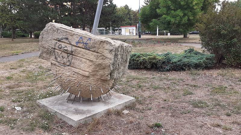 Mostecký park Hrabák ve čtvrtek 18. srpna dopoledne.