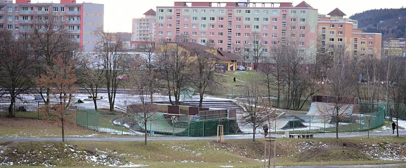 Skatepark na Šibeníku v Mostě