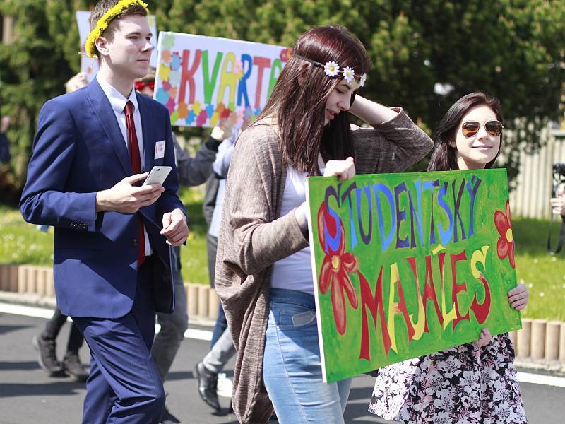 Studentský majáles v Litvínově.