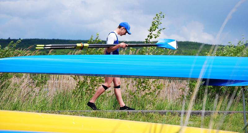 Soustředění Veslařského klubu Ohře Louny na jezeru Most.