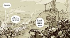 Ukázka z komiksu Bitva u Mostu