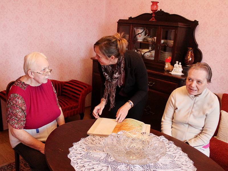 Vzpomínkový pokoj v domově pro seniory v Meziboří.