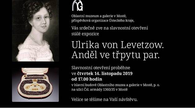 Tip na čtvrtek 7. listopadu: Šperky Ulriky von Levetzow - Mostecký deník