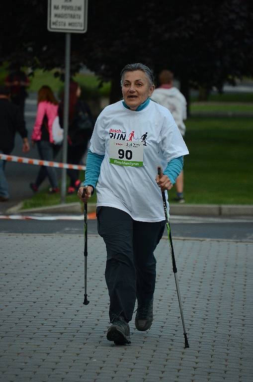 Běžecká show Night Run Most 2017.