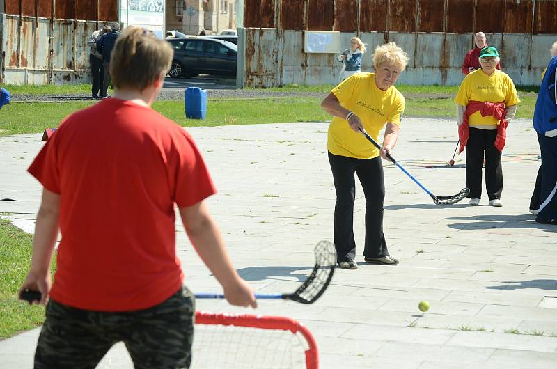 Sportovní hry seniorů v Litvínově.