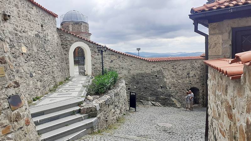 Hrad Hněvín v Mostě v pondělí 1. srpna.