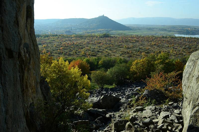 Pohled z vrchu Špičák na planinu, která se má proměnit na průmyslovou zónu.