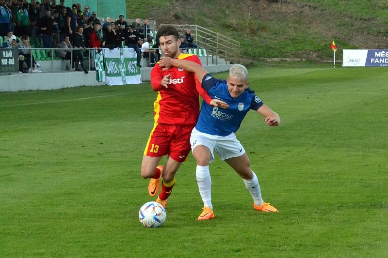 Třetiligové derby Baník Most-Souš versus Ústí nad Labem ovládli hosté 3:1.