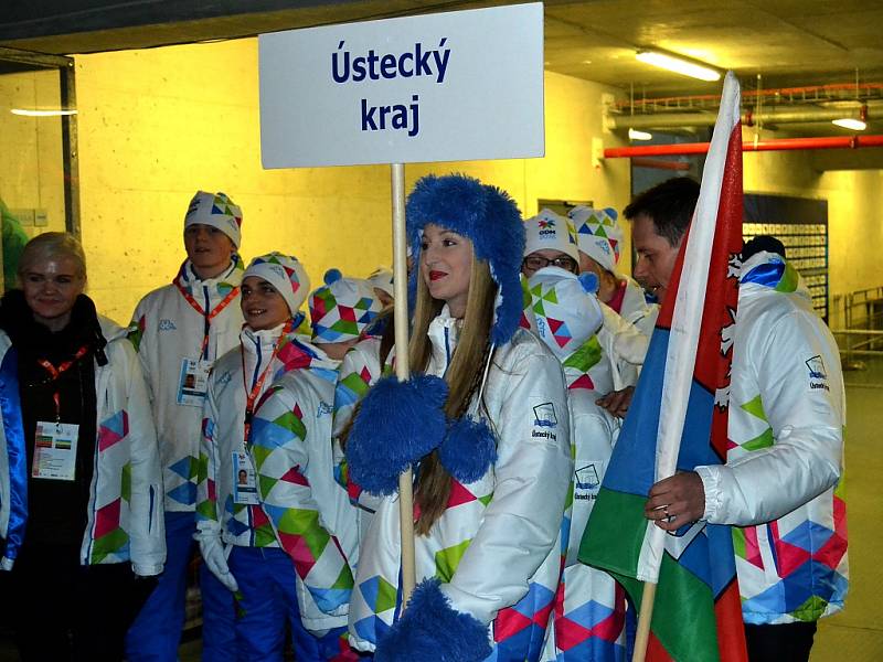 Zahájení Olympiády dětí a mládeže v Chomutově.