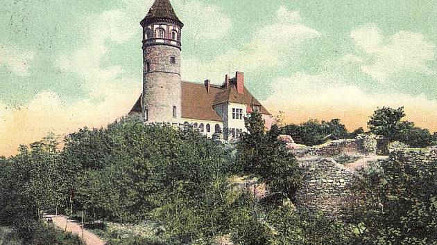 Hrad Hněvín roku 1912.