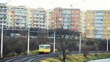 Existuje návrh zrušit tramvajovou trať mezi mosteckým dopravním podnikem a konečnou u Velebudic