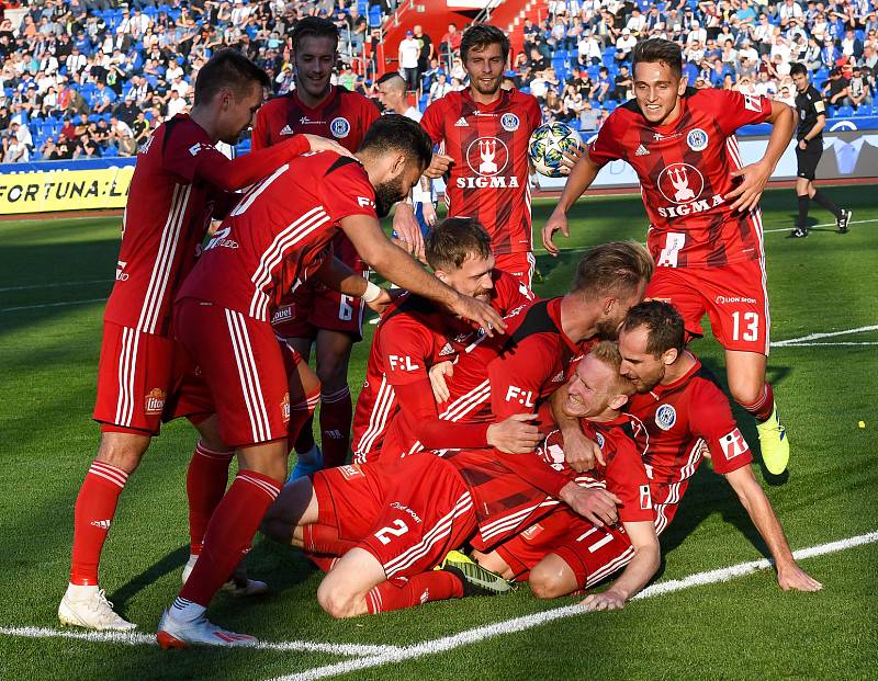 Utkání 14. kola první fotbalové ligy: FC Baník Ostrava - SK Sigma Olomouc, 26. října 2019 v Ostravě.