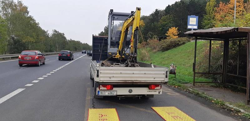 Dopravní akce policie na Mostecku