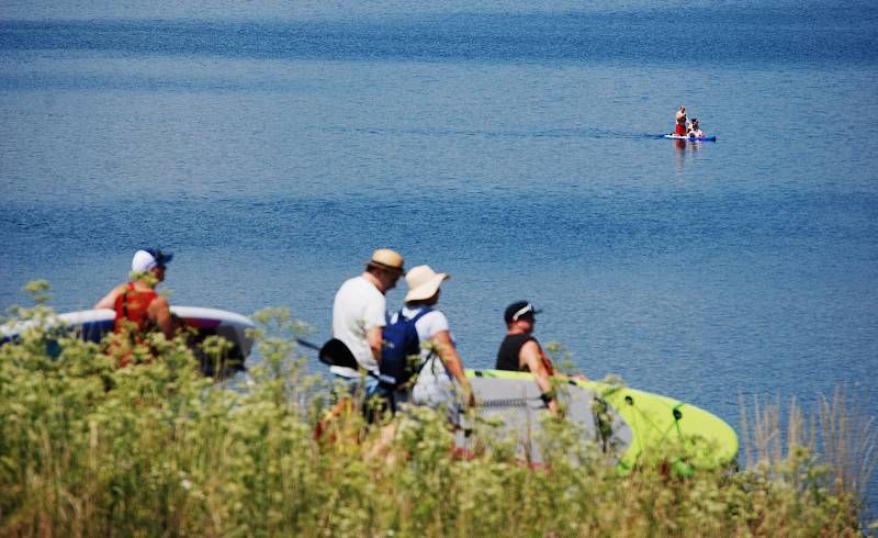 Jezero Most, u kterého bude od 11. do 14. srpna multižánrový festival The Most Fest.