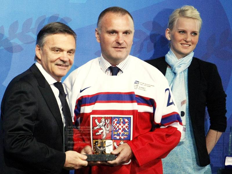 Robert Reichel jako nová hokejová legenda vstoupil letos v květnu do Síňě slávy při hokejovém mistrovství světa v pražském hotelu Clarion. 