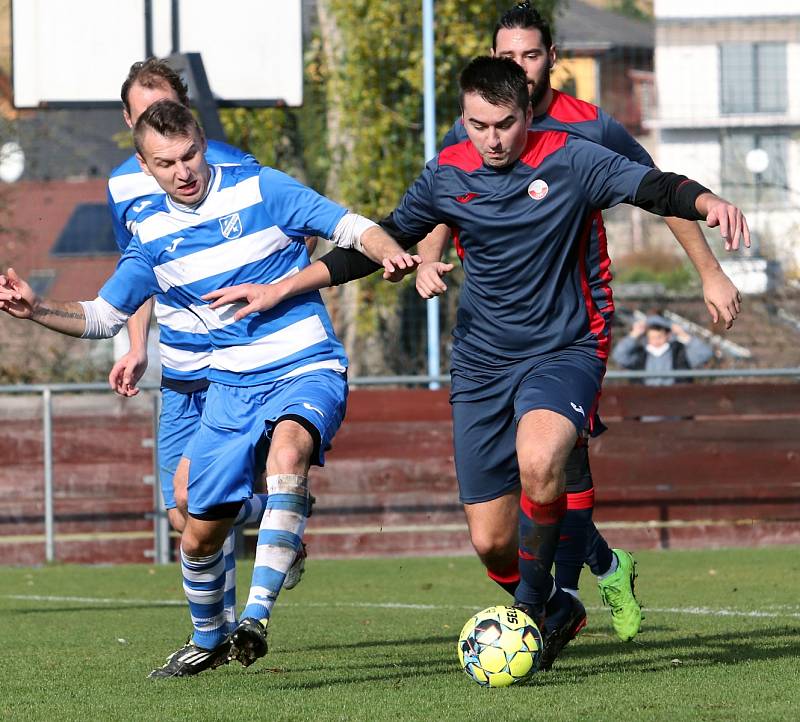 Střetnutí Chuderov versus Unčín v B. třídě skupině A.