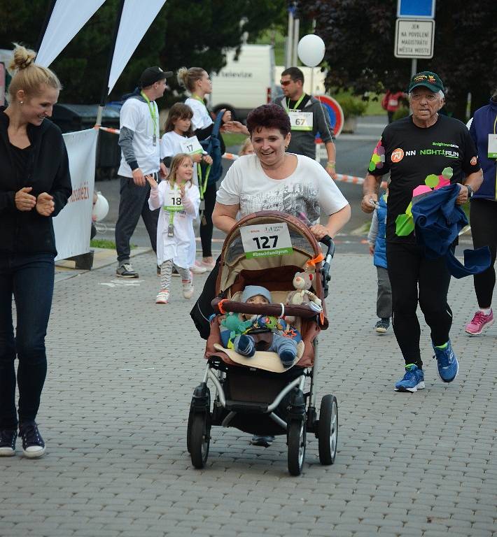 Běžecká show Night Run Most 2017.