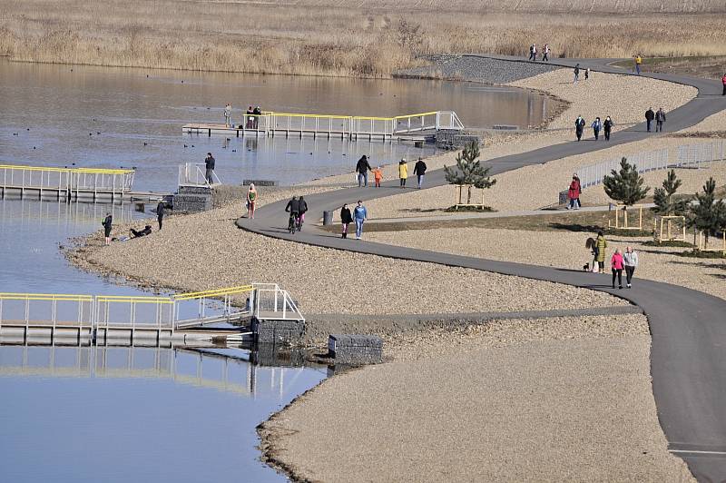 Jezero Most, sobota 6. března