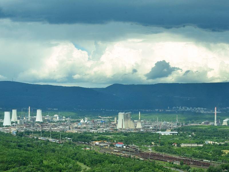 Chemička Unipetrol u Litvínova.