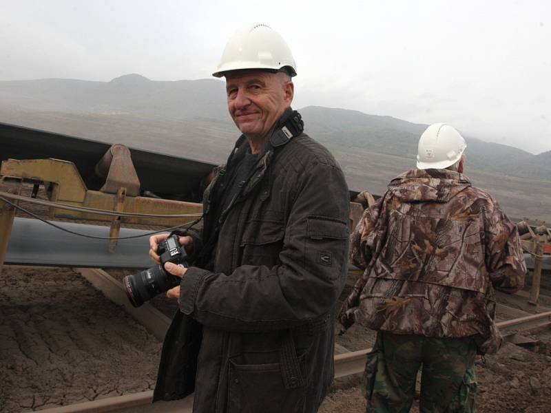 Exkurze českých fotografů do lomu ČSA společnosti Czech Coal.