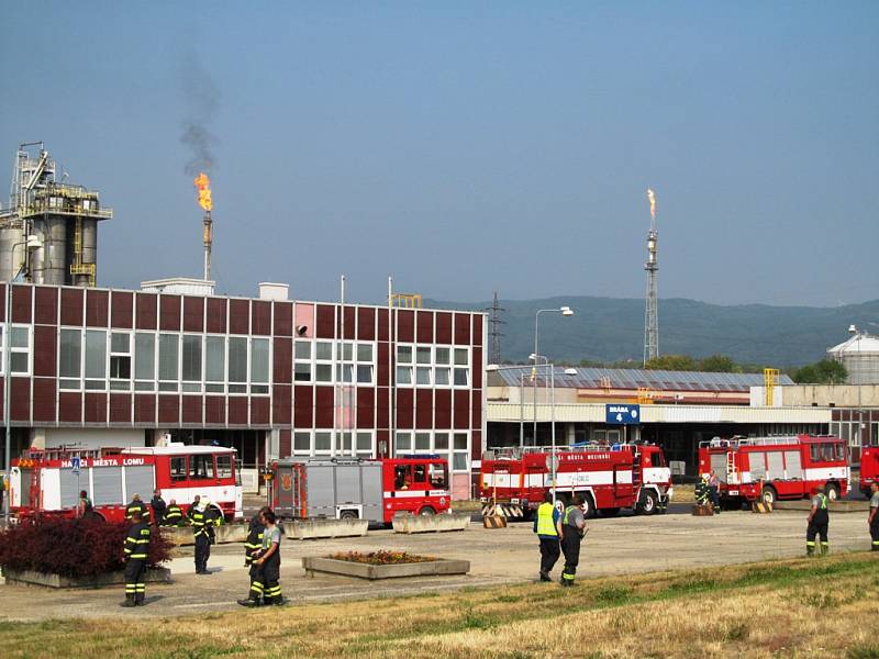 Požár v chemičce.