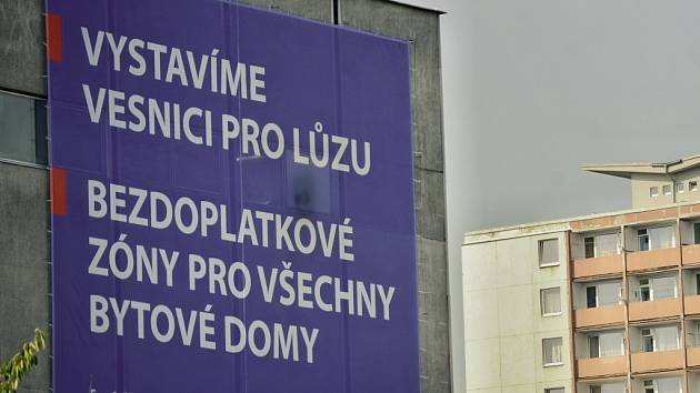 Billboard sdružení Mostečané Mostu