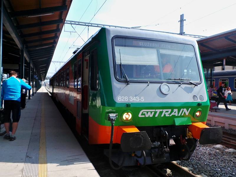 Rychlíkové spoje na trati Most - Plzeň zajišťuje společnost GW Train Regio