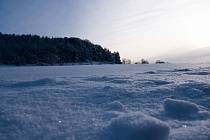 Zasněžená krajina, ilustrační foto.