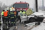 Smrtí řidiče skončila dopravní nehoda u Kopist