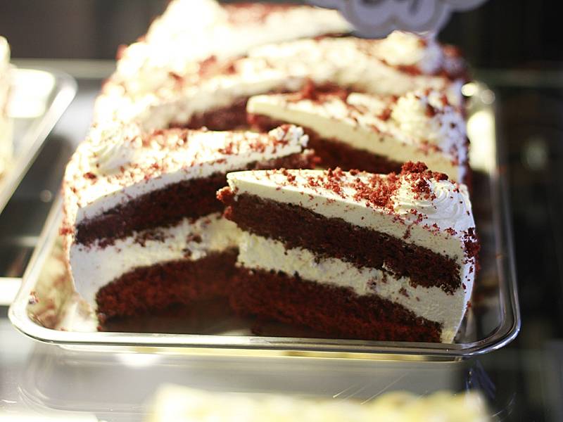 Red Velvet také patří k těm oblíbeným dortům.