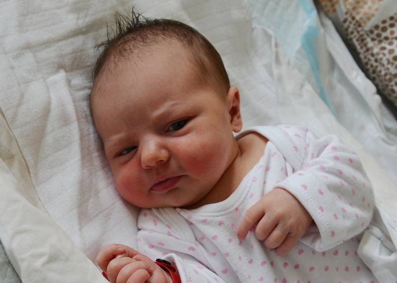 Štěpánka Zavřelová se narodila 22. června v 5.48 hodin rodičům Květuši a Michalu Zavřelovým. Měřila 48 cm a vážila 3,15 kg.