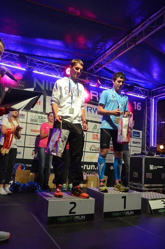 Noční běh v Mostě, Night Run Most 2016, sobota 13. srpna