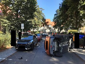 Nehoda v Litvínově, Sukova ulice.