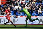 Utkání 14. kola první fotbalové ligy: FC Baník Ostrava - SK Sigma Olomouc, 26. října 2019 v Ostravě.