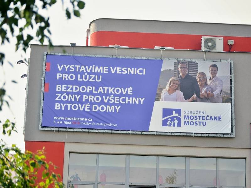 Billboard sdružení Mostečané Mostu