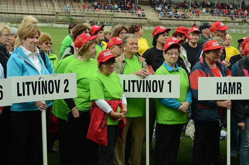 Sportovní hry seniorů v Litvínově.