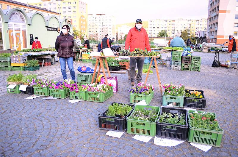 Farmářské trhy v Mostě.