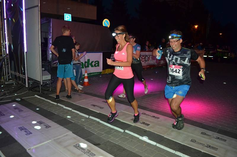 Noční běh v Mostě, Night Run Most 2016, sobota 13. srpna