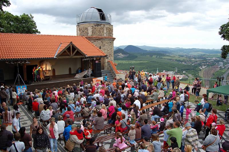 Den magistra Edwarda Kelleyho na hradě Hněvín v Mostě,2014