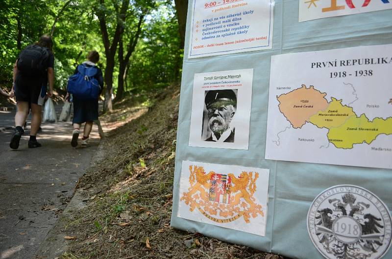 Den Magistra Edwarda Kelleyho na hradě Hněvín v Mostě.