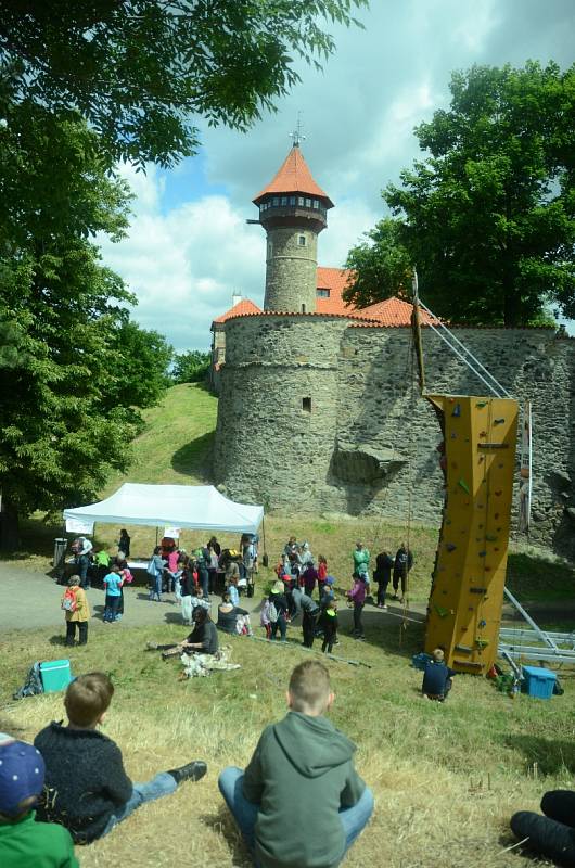 Den Magistra Edwarda Kelleyho na hradě Hněvín v Mostě.