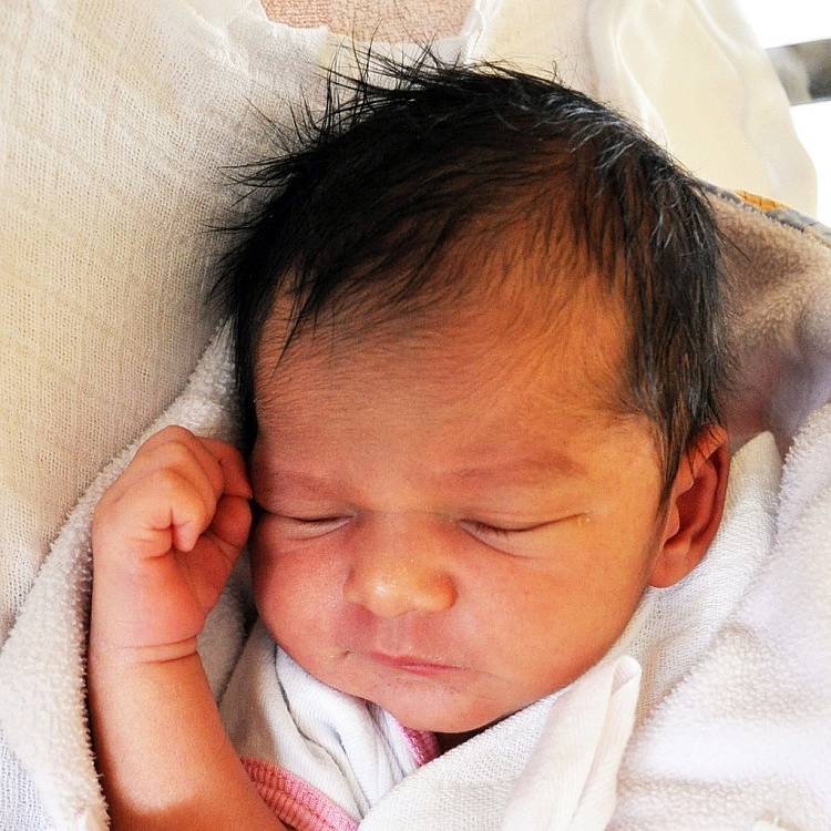KAROLÍNA MAGYAROVÁ se narodila Jolaně Magyarové z Krupky 11. ledna v 7.36 hod. v teplické porodnici. Měřila 48 cm a vážila 3,05 kg.