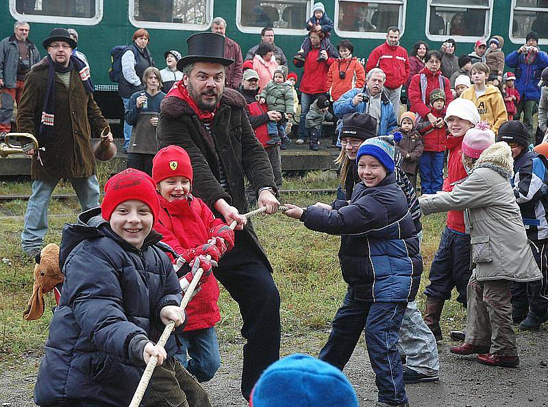 Čerti a Mikuláš v Hrobu