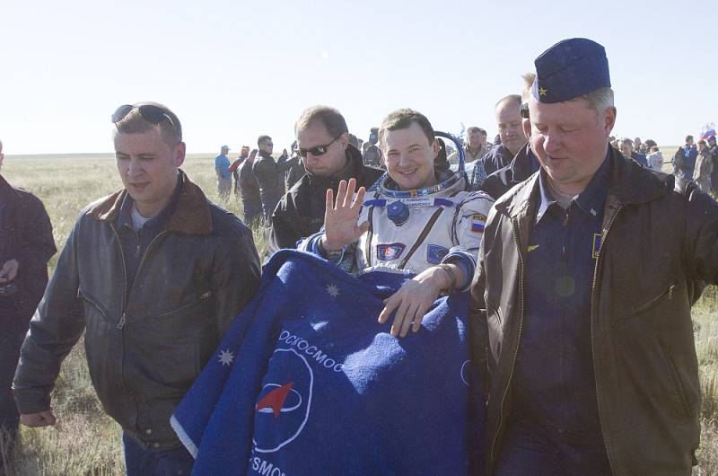 vesmír a ruský kosmonaut Roman Romaněnko