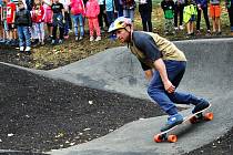 Slavnostní otevření pumptrackového hřiště v Teplicích.