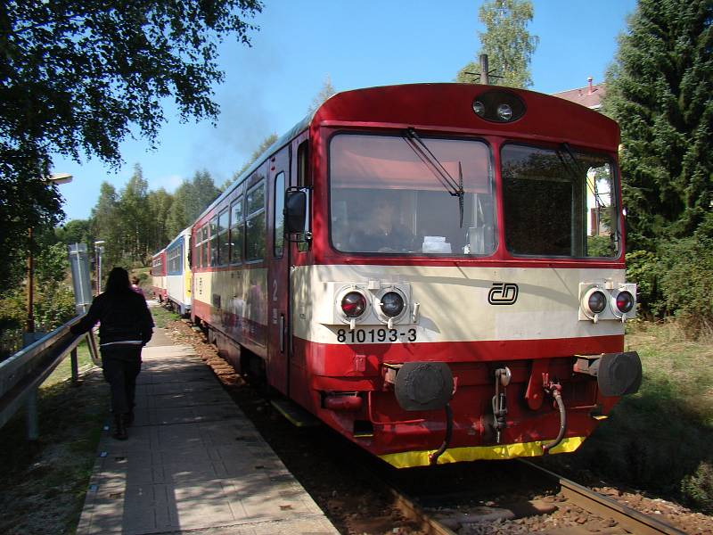 Motorové vozy řady 810, přezdívané Orchestrion, na šumavských lokálkách.