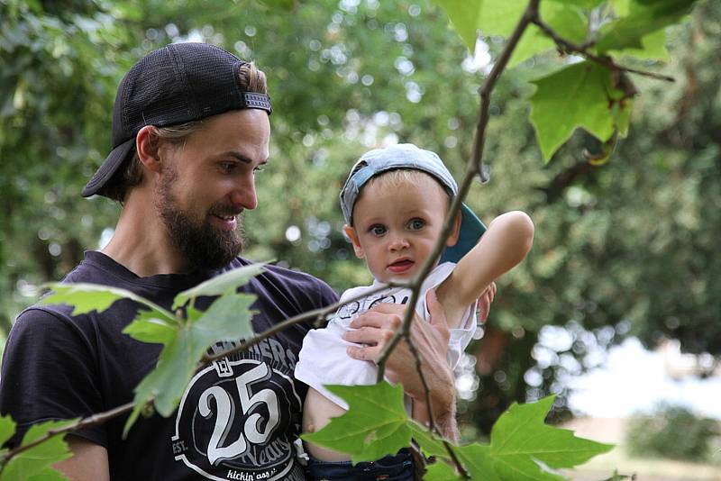 Pokus o rekord. Piknik Spolku Spolu proti samotě v neděli 2. srpna v Zámecké zahradě v Teplicích.